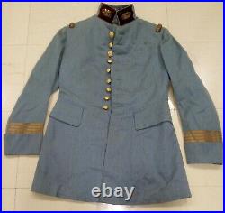Original WW1 WW2 tunique M22 commandant MEDECIN santé veste vareuse bleu horizon