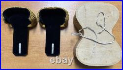 PAIRE D'ÉPAULETTES OFFICIER SUPÉRIEUR 3éme RÉPUBLIQUE