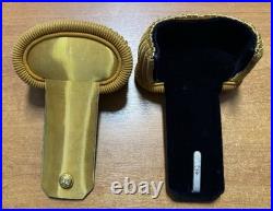 PAIRE D'ÉPAULETTES OFFICIER SUPÉRIEUR 3éme RÉPUBLIQUE