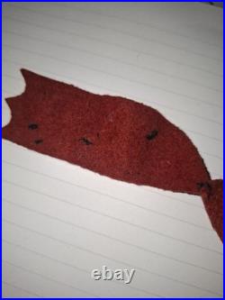 Paire Pattes De Col Troupe Poilu Ww1 Tranchee Rare Verdun 142 RI Lodeve Mande