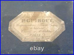 Paire d' épaulettes d' un Capitaine de la Garde Nationale, vers 1830, en boîte Paire d' épaulettes d' un Capitaine de la Garde Nationale, vers 1830, en boîte