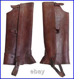 Paire de houseaux troupes montées modèle 1916 français WW1 14 18 1914 1918