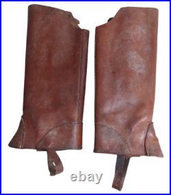 Paire de houseaux troupes montées modèle 1916 français WW1 14 18 1914 1918