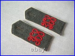 Paire de pattes d'épaule RGT 368 de l'uniforme du soldat allemand 14/18 WWI n°1