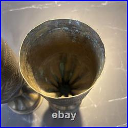 Paires D'obus Allemande Travail De Poilus Verdun 14-18