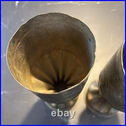 Paires D'obus Allemande Travail De Poilus Verdun 14-18