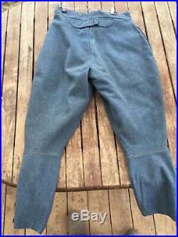 Pantalon Bleu horizon Mle 14 daté 1917 WW1 14-18