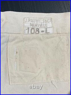 Pantalon Bourgeron Soldat Poilu WW1 WW2 14-18 Boutons Équipement Militaire