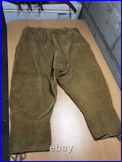 Pantalon Culotte Velour Militaire Anglais Ww1