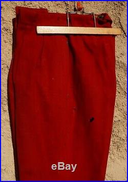 Pantalon Rouge Garance Piou-piou Wwi Guerre 1914-1918 Original Uniforme France 4