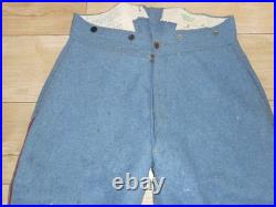 Pantalon Troupe Bleu Horizon Poilu Mle 1915 Artillerie