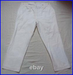 Pantalon blanc Colonial français WW1/WW2 14 18 France 1940