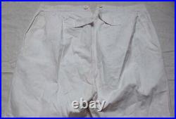 Pantalon blanc Colonial français WW1/WW2 14 18 France 1940