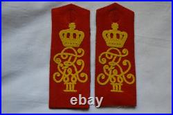 Pattes D'epaule Allemandes 14/18-german Shoulder Boards-friedrich Wilhelm III
