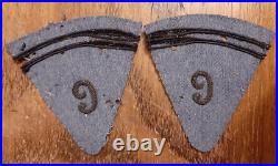 Pattes de Col Bleu Horizon Capote 1915 BH ORIGINAL Officier France 1914/1918 WWI