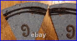 Pattes de Col Bleu Horizon Capote 1915 BH ORIGINAL Officier France 1914/1918 WWI