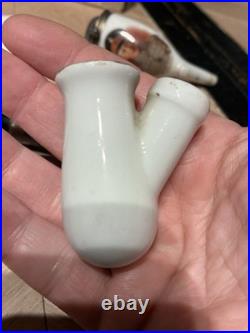 Pipe Bavaroise porcelaine 5. ARMEE Weihnachten 1914 ww1 allemand 1918