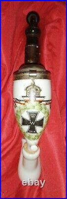Pipe patriotique Allemande porcelaine GOTT MIT UNS croix de fer 1914 WW1