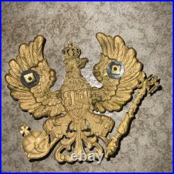 Plaque Casque A Pointe Officier Prussien Reserviste