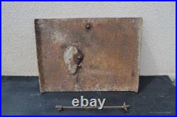 Plaque de tranchée de guetteur allemand 14/18 avec sa béquille, ww1. (N°2)