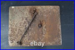 Plaque de tranchée de guetteur allemand 14/18 avec sa béquille, ww1. (N°2)