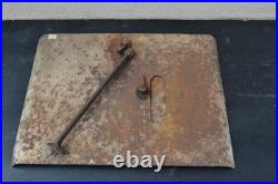 Plaque de tranchée de guetteur allemand 14/18 avec sa béquille, ww1. (N°2)