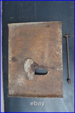 Plaque de tranchée de guetteur allemand 14/18 avec sa béquille, ww1. (N°2)