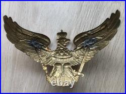 Plaque pour casque à pointe de grenadiers modèle 1895 à pontets