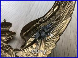 Plaque pour casque à pointe de grenadiers modèle 1895 à pontets