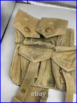 Pochette En Toile Pattern 1908 De L'Armée Britannique WW1 Original