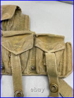 Pochette En Toile Pattern 1908 De L'Armée Britannique WW1 Original