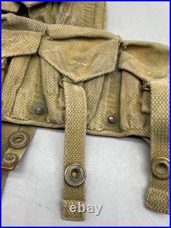 Pochette En Toile Pattern 1908 De L'Armée Britannique WW1 Original
