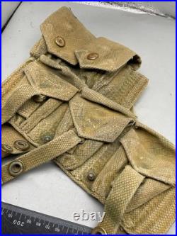 Pochette En Toile Pattern 1908 De L'Armée Britannique WW1 Original