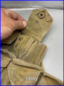 Pochette En Toile Pattern 1908 De L'Armée Britannique WW1 Original