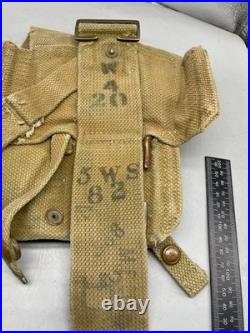 Pochette En Toile Pattern 1908 De L'Armée Britannique WW1 Original