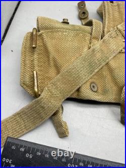 Pochette En Toile Pattern 1908 De L'Armée Britannique WW1 Original