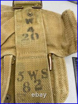 Pochette En Toile Pattern 1908 De L'Armée Britannique WW1 Original