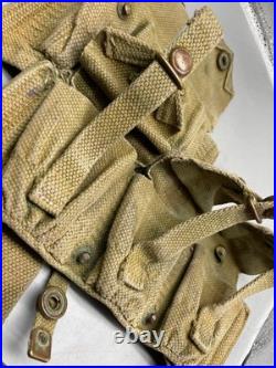 Pochette En Toile Pattern 1908 De L'Armée Britannique WW1 Original