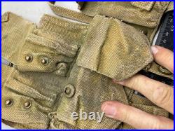 Pochette En Toile Pattern 1908 De L'Armée Britannique WW1 Original