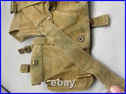 Pochette En Toile Pattern 1908 De L'Armée Britannique WW1 Original