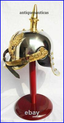 Première Guerre Mondiale Acier & Laiton Argent Chrome Badge Officer Allemand