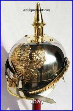 Première Guerre Mondiale Acier & Laiton Argent Chrome Badge Officer Allemand