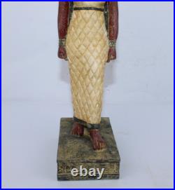 RARE ANCIENNE STATUE EGYPTIENNE ANTIQUE Seigneur du Guerrier Sekhmet (EGYCOM)