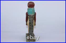 RARE ANCIENNE STATUE EGYPTIENNE ANTIQUE Seigneur du Guerrier Sekhmet (EGYCOM)