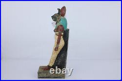 RARE ANCIENNE STATUE EGYPTIENNE ANTIQUE Seigneur du Guerrier Sekhmet (EGYCOM)