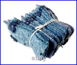 RARE Insigne 1 paire de pattes de col Bleu Horizon 68e RI vareuse FR 14-18