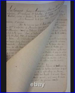 RARE! Lettre manuscrite 1ère Guerre Mondiale Soldat français disparu en 1914