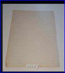 RARE! Lettre manuscrite 1ère Guerre Mondiale Soldat français disparu en 1914