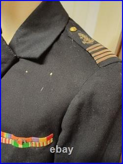 RARE tenue de gala et manteau long nominatif d'un capitaine de vaisseau 1912