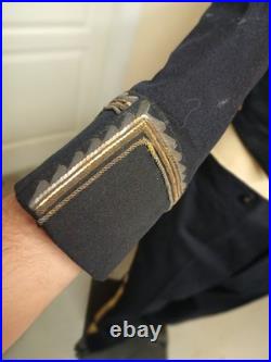 RARE tenue de gala et manteau long nominatif d'un capitaine de vaisseau 1912